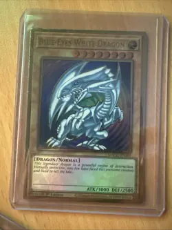 Yugioh MAGO-EN001 Blue-Eyes White Dragon - Premium Gold Rare 1st Edition - Image 1
