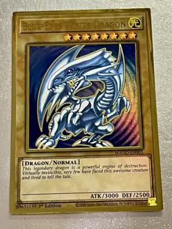 Blue-Eyes White Dragon | MAGO-EN001 | Premium Gold Rare | LP | 1st Ed | YuGiOh! - Image 3
