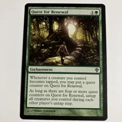 Quest for Renewal Worldwake Regular Finish Mtg 110 NM - Image 1