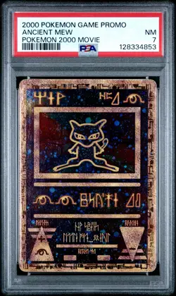 2000 POKEMON GAME MOVIE POKEMON 2000 MOVIE ANCIENT MEW PSA 7 - Image 1