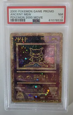 2000 Pokemon Game Promo Ancient Mew 2000 Movie PSA 7 - Image 1