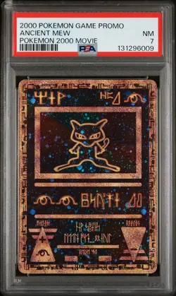 2000 POKEMON GAME MOVIE POKEMON 2000 MOVIE ANCIENT MEW PSA 7 - Image 1