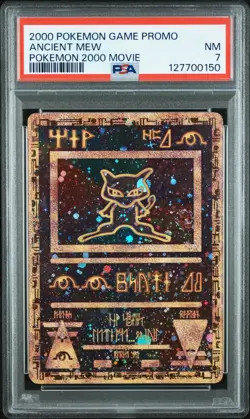 2000 POKEMON GAME MOVIE POKEMON 2000 MOVIE ANCIENT MEW PSA 7 - Image 1