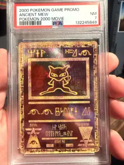2000 Pokemon Game Movie Pokemon 2000 Movie Ancient Mew PSA 7 - Image 1