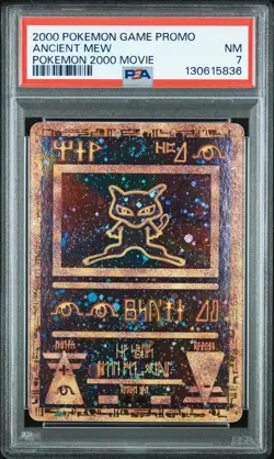 2000 POKEMON GAME MOVIE POKEMON 2000 MOVIE ANCIENT MEW PSA 7 - Image 1