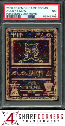 2000 POKEMON GAME POKEMON 2000 MOVIE PROMO ANCIENT MEW PSA 7 - Image 1