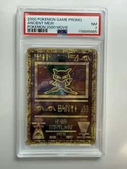 2000 Pokemon Promo Ancient Mew Movie Trading Card Game TCG PSA 7 - Image 1