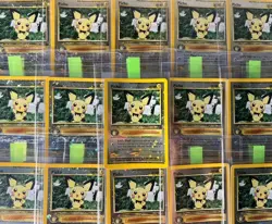 2001 Black Star Promo Pokemon League Card Pichu 35 Reverse Foil Near Mint! - Image 1