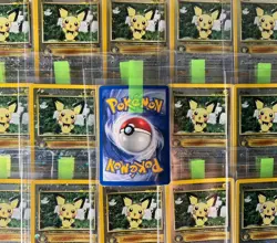 2001 Black Star Promo Pokemon League Card Pichu 35 Reverse Foil Near Mint! - Image 2