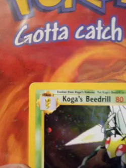 Pokemon TCG Koga's Beedrill Gym Challenge Holo Rare Card 9/132 Unlimited Vintage - Image 3