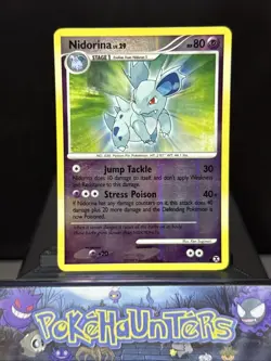 Pokemon Card Nidorina 73/111 Reverse Holo Rising Rivals Light Play - Image 1