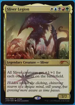 Sliver Legion (Judge Promo) FOIL NM MTG MAGIC CARD (510556) ABUGames - Image 1