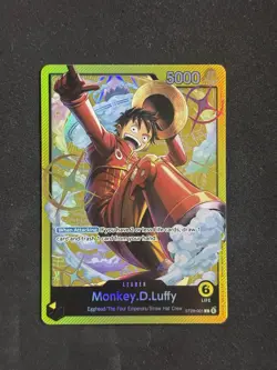 Monkey.D.Luffy (001) ST29-001 Egghead Foil Leader Card - Image 1