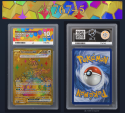Pokemon TCG Prismatic Evolutions Terapagos EX Card 180/131 Ace 10 Gem Mint 💎 - Image 3