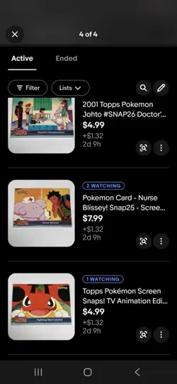 Topps Johto Custom 11 Card Lot - Image 1