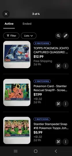Topps Johto Custom 11 Card Lot - Image 2