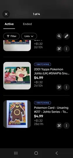 Topps Johto Custom 11 Card Lot - Image 4