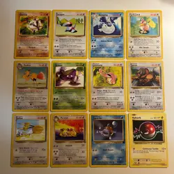 Lot of 12 Vintage Pokemon Cards Good Condition WOTC - Image 1