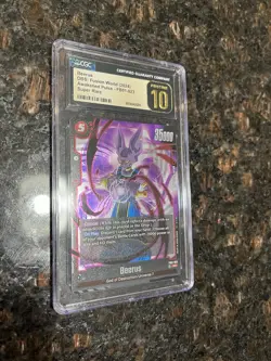 Beerus FB01-23 Super Rare Foil Dragon Ball Super Card Game | CGC 10 - Image 3
