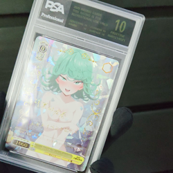 One Punch Man TATSUMAKI Sexy Waifu Showers Holofoil Card Doujin Slab SB38 - Image 2