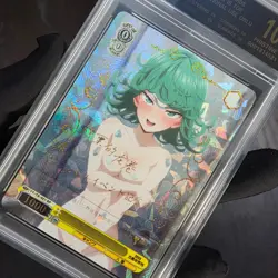 One Punch Man TATSUMAKI Sexy Waifu Showers Holofoil Card Doujin Slab SB38 - Image 4
