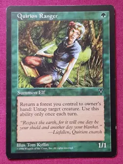 Magic The Gathering VISIONS QUIRION RANGER green card MTG - Image 1