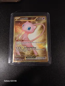 Mew ex 205/165 Scarlet & Violet 151 Full Art Secret Rare Holo Pokemon Card NM - Image 1