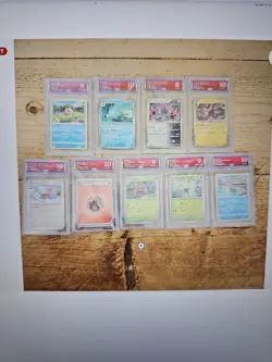 Pokemon Graded Cards bundle x9 slab king lot 1 deal - Image 1