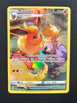 Flareon - TG01/TG30 - Character Rare Pokemon Card TCG Brilliant Stars LP - Image 3
