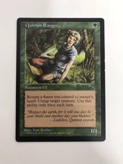 Quirion Ranger MTG Magic the Gathering Card LP Lightly Played Visions - Image 1