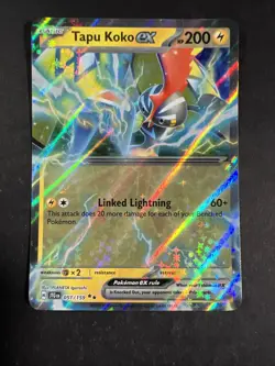 Tapu Koko ex 051/159 Sv09: Journey Together Holo Pokemon Card - Image 1