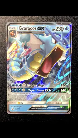 Gyarados GX SM212 NM Holo Black Star Promo Sun And Moon English Pokemon Card - Image 1