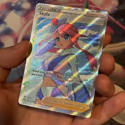Pokemon TCG Skyla 72/72 Shining Fates Full Art Ultra Rare Trainer - Image 5