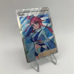 Pokemon TCG Skyla 72/72 Shining Fates Full Art Ultra Rare Trainer - Image 2