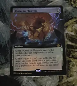 Portal to Phyrexia Extended Art NM Foil The Brothers' War Unplayed - Image 1