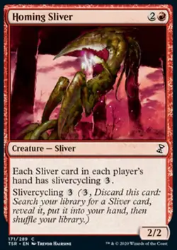MTG Magic the Gathering Homing Sliver (171/429) Time Spiral Remastered NM - Image 1