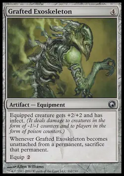 MTG Magic the Gathering Grafted Exoskeleton (162/259) Scars of Mirrodin NM - Image 1