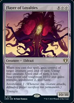 1x (715) Flayer of Loyalties - Commander Deck Exclusive MTG Commander Masters NM - Image 1