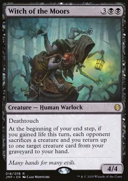 MTG Magic the Gathering Witch of the Moors (18/496) Jumpstart NM - Image 1