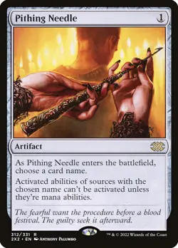 MTG Magic the Gathering Pithing Needle (312/686) Double Masters 2022 LP - Image 1