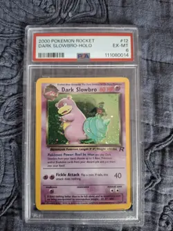 DARK SLOWBRO 12/82 PSA 6 2000 ROCKET HOLO POKEMON ENGLISH - Image 1