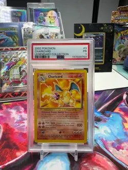 Pokemon TCG Charizard 3/110 Legendary Collection Non-Holo PSA 1 - Image 1