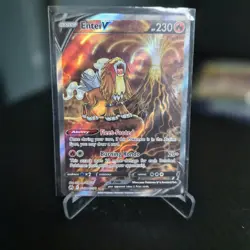 Entei v Crown Zenith Galarian Gallery Holo Ultra Rare Pokemon TCG GG36/GG70 - Image 1