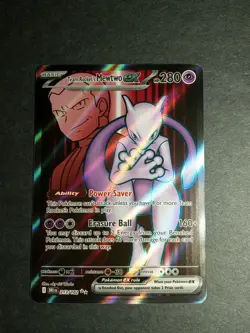 Pokemon TCG Team Rockets Mewtwo EX 213/182 Destined Rivals Full Art - NM/Mint - Image 1
