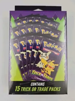 Pokemon Trick or Trade Box With 15 Booster Packs 2025 Sealed/Unopened - Image 1