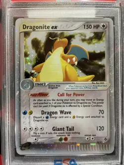 2003 POKEMON Dragonite EX DRAGON #90 HOLO PSA 9 Mint - Image 2