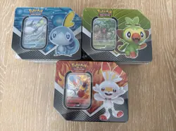Galar Partners 2020 Pokemon TCG Tin Factory Complete Set Sealed - Image 1