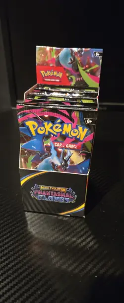 Pokemon TCG Phantasmal Flames 18 Pack Half Booster Box (Open) - Image 1
