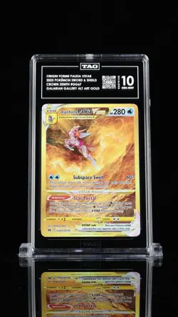 Origin Forme Palkia Vstar Pokemon Crown Zenith GG67 Sword And Shield TAG 10 - Image 1