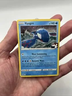 036/159 Kyogre Prize Pack Series 4 Stamped Pokemon TCG Crown Zenith Cosmos Holo - Image 3